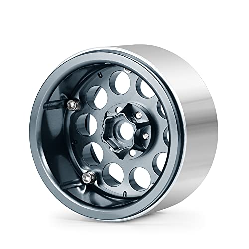 Benedict Harry Aluminum Alloy 2.2" Beadlock Wheels Rims for 1/10 RC Rock Crawler Car Axial Wraith RR10 SCX10 90046 YETI D90 CC01