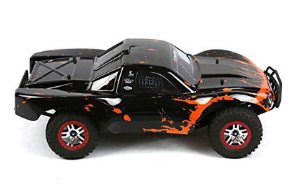 SummitLink Compatible Custom Body Muddy Orange Over Black Replacement for 1/10 Scale RC Car or Truck (Truck not Included) SS-BR-02