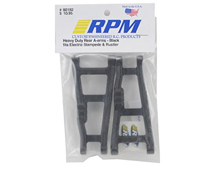 RPM R/C (Black) Front & Rear Suspension Arms For Traxxas 2wd Rustler & 2wd Stampede(VXL & XL5 Version)