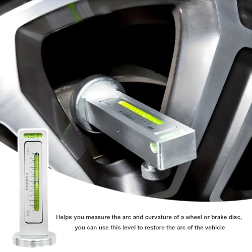 Adjustable Magnetic Gauge Tool, Auto Wheel Camber Castor Strut Alignment Pillar, Universal Alignment Gauge Tools Tire Repair Tool for Most SUV Truck RV, Car Accessories