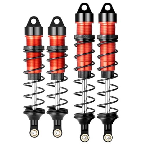 RC Car Front & Rear Shocks Set Adjustable Shocks For 1/8 Arrma Typhoon 6S Redcat FS/ZD Racing Buggy Truggy Replacement Parts (Front & Rear) - style: Front & Rear