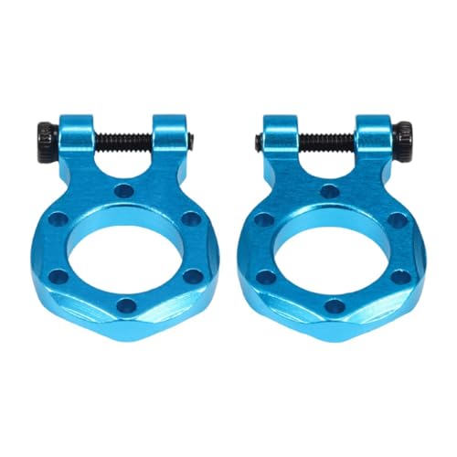 DYNWAVE 2 Pieces RC Tow Hook Aluminum Alloy, Light Turquoise Shackle Shackle, CNC, 1/10 RC Crawler Vehicle, RC Car Accessory, Easy & Replacement