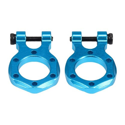DYNWAVE 2 Pieces RC Tow Hook Aluminum Alloy, Light Turquoise Shackle Shackle, CNC, 1/10 RC Crawler Vehicle, RC Car Accessory, Easy & Replacement