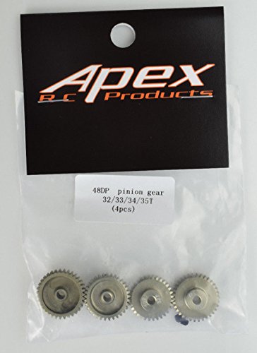 48 Pitch 32T 33T 34T 35T Aluminum Pinion Gear Set #9754