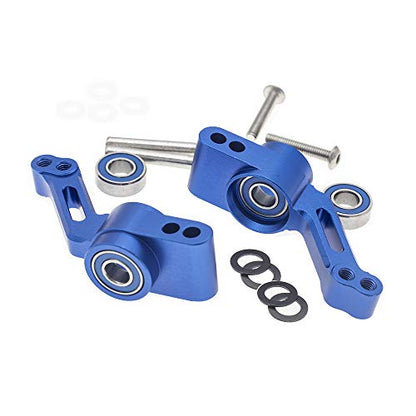 RC Alloy Rear Stub Axle Carriers for Traxxas 1/10 Rustler 4X4, Stampede 4X4, Slash 4X4 4WD-Replaces Part 1952(Pair) - color: Navy Blue