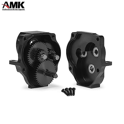 Aliuminum Alloy TRX4M Upgrades Transmission Gearbox Skid Plate with 11T Pinion Gear Box Housing for 1/18 RC Crawler 97054-1 Defend 97074-1 Bronc (Gear Set) - color: Gear Set