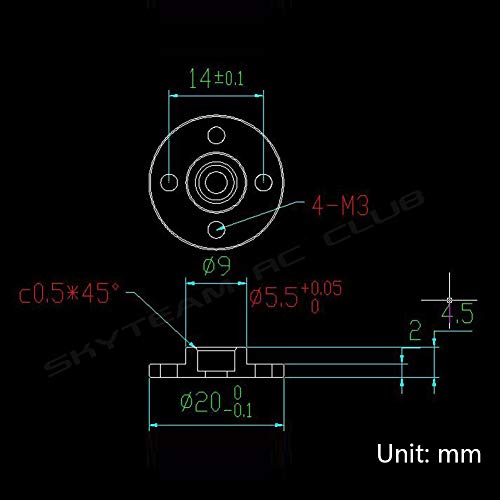 Treedix 10 pcs Servo Arm Horn Metal Aluminum 25T Servo Dics Compatible with Standard Steering Gear Servo Motor MG995 MG996