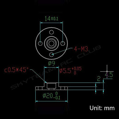 Treedix 10 pcs Servo Arm Horn Metal Aluminum 25T Servo Dics Compatible with Standard Steering Gear Servo Motor MG995 MG996