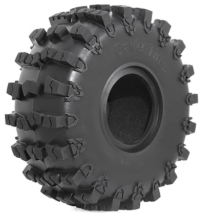 STMU 2.2-inch RC Crawler Tires (4 PCS) - 5.91-inch with Super Grip Soft Tyres Compatible for 1/10 RC Rock Crawlers: Axial SCX10,RBX10,90047, D90, TF2, Tamiya CC01, Traxxas TRX (2.2)