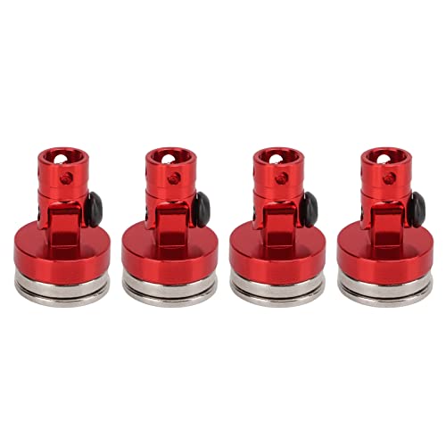 RC Body Post, Magnetic Invisible Mount 6061 Aluminum 4Pcs for 1/8 1/10 Scale RC Cars Racing and Hobbyist Use