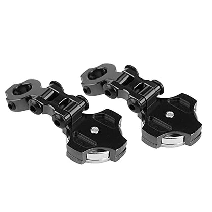 Magnetic Vehicle Body Post Mount 2Pcs for RC Car Accessories (Black) - color: Black