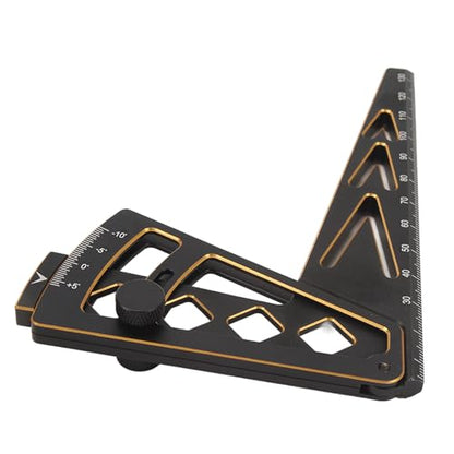 Focket RC Camber, Aluminum Alloy Multifunctional Ride Height with Multi Angle Measuring Tool for RC Car Truck Tire
