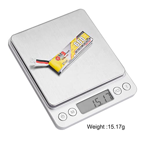 4PCS 660mAh 1S LiPo Battery 3.8V JST-PH2.0 Connector for Mobula7 75mm Drone | Crazepony 3.8V LiHV Batteries 90C/180C for Eachines Trashcan Emax Tinyhawk Freestyle II Snapper7 Mobula7 75mm Micro FPV Racin