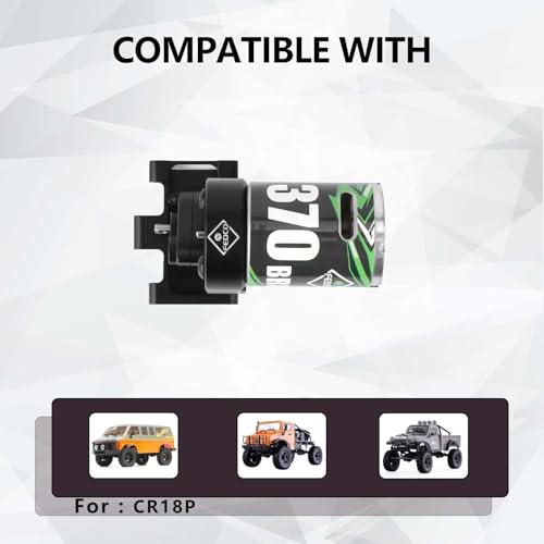 Hobbyplus CR18P 34T 370 Motor Transmission with Gearbox Mount Set for HobbyPlus CR18P Furitek Upgrades 1/18 RC Crawler