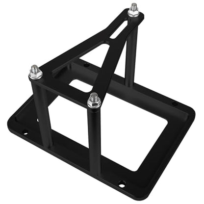 Universal Battery Tray Hold Down Trunk,Battery Relocation Box Billet Aluminum 551181 For Optima Race Racing Mount Red Yellow Blue Top 34M D34M 34 34R 34/78 D34 D34/78 - color: Black