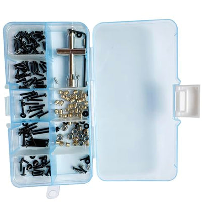 1 Box Screws Case Set Assorted Nut Gasket Tool Kit for FMS Power Wagon FCX24 1/24 RC Car Accessory Part Accessory