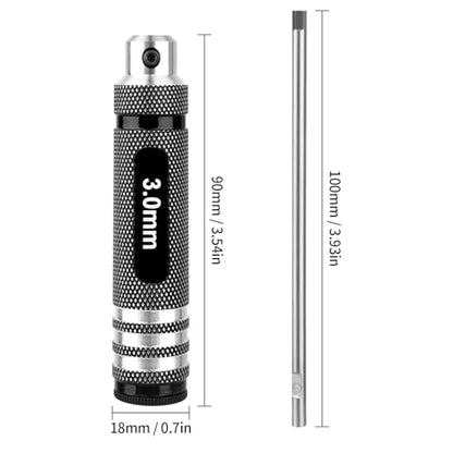 RC Hex Screwdriver Set 0.9mm 1.27mm 1.3mm 1.5mm 2.0mm 2.5mm 3.0mm 7pcs Allen Wrench Repair Tool Kit for RC Models