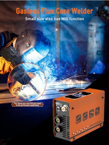 Rubik Mini 160A Stick Welder 110/220V, 3 in 1 Welder Machine（Not Spool Gun） | MIG/MMA/Lift Tig, Portable ARC Welding Machine with IGBT Inverter, Digital LCD Dispaly Welder.
