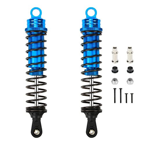 Aluminum Shocks Absorber Damper 122mm Oil Filled Adjustable for 1/8 Buggy Truck HPI HSP Losi Axial Tamiya RC Car Upgraded Hop-Up Parts(blue)