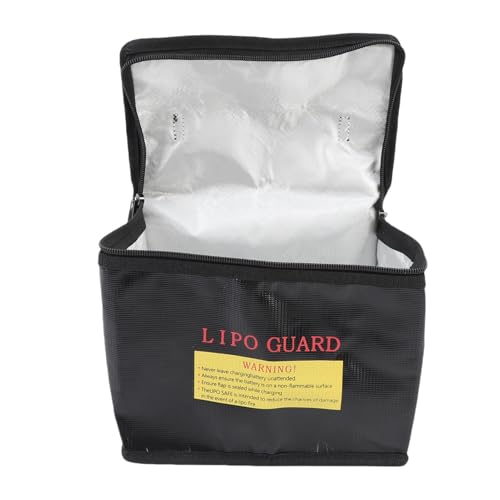 Fireproof RC Battery Storage Bag | Explosion Proof Safe Pouch with Handle and Zipper for Charging