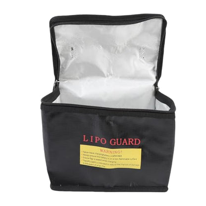 Fireproof RC Battery Storage Bag | Explosion Proof Safe Pouch with Handle and Zipper for Charging