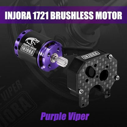 INJORA MBL32 G2 Brushless ESC & 1721 Purple Viper Motor for 1/24 SCX24