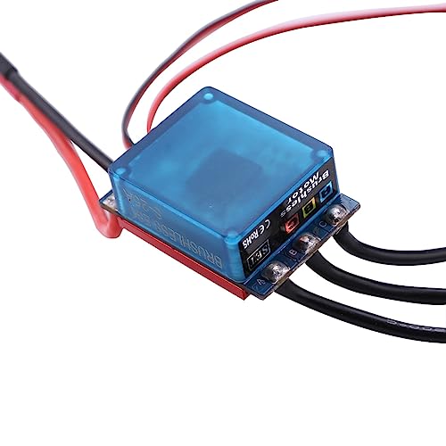 HUIOP 25A Brushless ESC, 25A Brushless ESC Electric Speed Control Waterproof for 1/14 1/16 Car Off Road Truck
