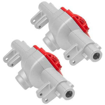 Metal Front Rear Axle Housing Upgrade Part Compatible with MN128 G500 MN86K MN86KS MN86 MN86S 1/12 RC Car (Silver) - color: Silver