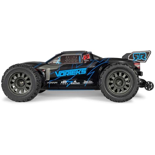 ARRMA RC Truck 1/10 VORTEKS 223S DSC 2WD RTR Brushless Stadium Truck, Blue, (Lipo Battery and Charger Not Included) ARA3505T2 - color: Blue
