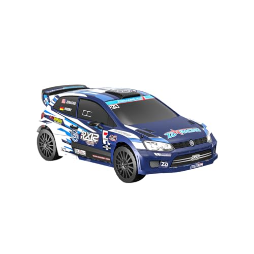 ZD Racing RX12 1/12 RC Drift Car Mini, 2.4G Full-Proportional 4WD Brushless Remote Control Sports Car with LED Lights, 60KM/H Electric RC Rally Cars Model Toy Gift -RTR - color: Blue