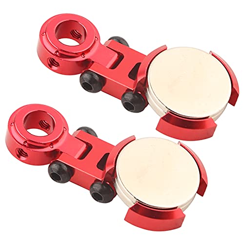 Magnetic Vehicle Body Post Mount 2Pcs for RC Car Accessories (Red) - color: Red