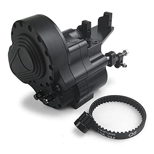 Benedict Harry Aluminum 2 Speed Reverse Transmission Gearbox for 1/10 RC Crawler Car Axial SCX10 90048 Wraith Upgrade Parts