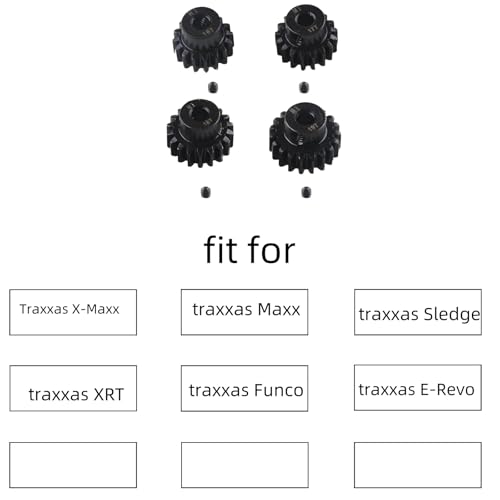 M1 5mm Rc Pinion Gear Set 16T 17T 18T 19T for Traxxas X-Maxx Maxx Sledge XRT Funco 1/10 E-Revo Upgrade Parts