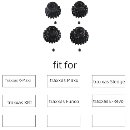M1 5mm Rc Pinion Gear Set 16T 17T 18T 19T for Traxxas X-Maxx Maxx Sledge XRT Funco 1/10 E-Revo Upgrade Parts