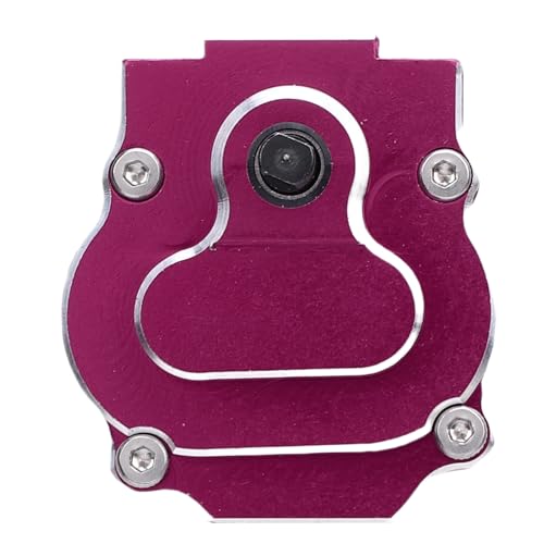 24:1 Complete Transmission Gearbox, CNC Aluminum Alloy RC Crawler Gearbox, Metal Gear Set with 24:1 Reduction Ratio for Ascent - 18 1/18 RC Car Upgrade Part (Purple) - color: Purple