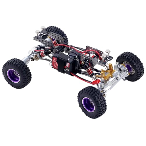GR5 Titanium LCG Chassis Kit Frame Rail for Redcat Ascent-18 1/18 Scale RC Rock Crawler Upgrades - style: GR5 Titanium