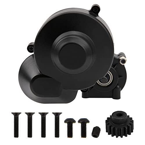 ShareGoo Plastic Complete Transmission Box,Center Gearbox Gear Box with Gear Assembled Compatible with Axial SCX10 SCX10-II Jeep 90046 90047 1/10 RC Crawler Car