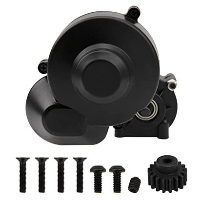 ShareGoo Plastic Complete Transmission Box,Center Gearbox Gear Box with Gear Assembled Compatible with Axial SCX10 SCX10-II Jeep 90046 90047 1/10 RC Crawler Car