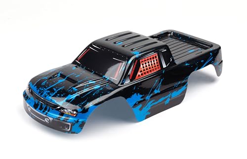 SummitLink Custom Body Compatible for 1/10 Scale RC Car or Truck (Truck not Included) (Muddy Blue Over Black) - style: Muddy Blue Over Black