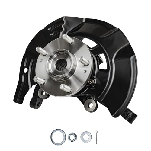 Detroit Axle - Front Left Steering Knuckle & Wheel Hub Bearing CV Axle | Replacement for 2011 Hyundai Sonata 2.4L w/Automatic Transmission - size: 2UX47835/Pair