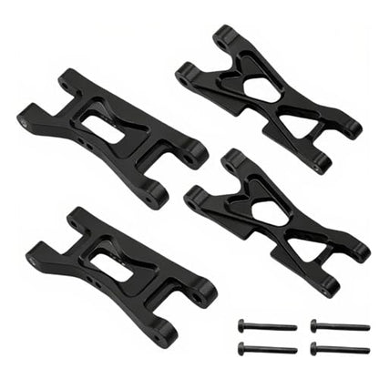 Aluminum Front & Rear Suspension Arms Set fo Losi Micro-B & Micro-T – Durable CNC Upgrade Parts RC Car Accessories for Performance & Replacement (purple) - color: purple
