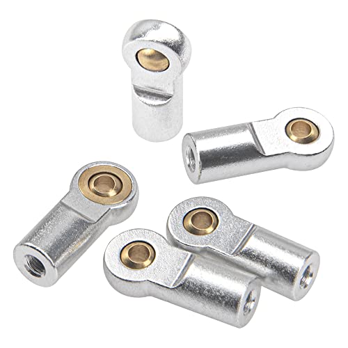 10Pcs ShareGoo M3 Tie Rod End Ball Head Holder Link 3mm Thread Ball Joint Compatible with Tamiya Redcat HSP Traxxas Axial SCX10 1/10 RC Car Truck Boat DIY Robot Airplane,L22mm (Silver)