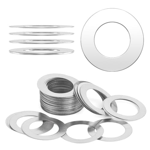 Shim Washer 3 x 7 Precision Spacers Kit 20 Units x0.1/0.2/0.3/0.5mm 304 SS | 80 Pcs 0.1-0.5mm Thick 304 Stainless Steel Flat Shim for Bearings Gearboxes CNC & RC Tuning, DIN 988 - size: 3 x 7 x 0.1/0.2/0.3/0.5mm