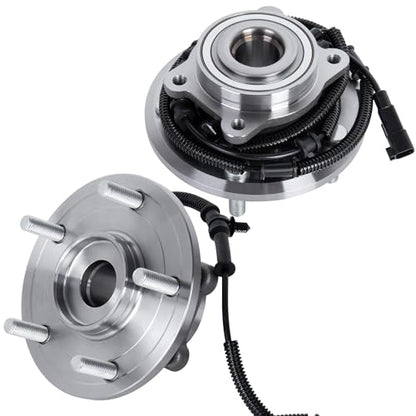 512360 Rear Wheel Bearing Hub Assembly Compatible with 08-12 Grand Caravan | 5 Lugs Rear Automotive Replacement Wheel Hub Bearing Assembly with ABS Sensor, Compatible with 2008-2012 Dodge Grand Caravan - size: 512360/2PCS