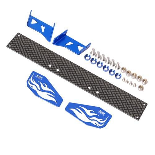 1/10 RC Rear Wing Carbon Fiber Aluminum Tuning Stator Tail Wing for 1/10 RC DIY