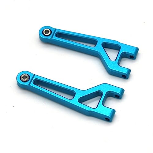 Upgrade Aluminum Alloy Spare Parts Full Set Accessories Compatible with Hyper Go MJX H16BM H16GT H16DR 16207 16208 16209 16210 1/16 Brushless High Speed R/C Cars/Trucks (Upper Front Swing Arm) - color: Upper Front Swing Arm