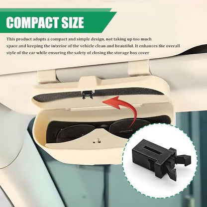 2PCS Sunglasses Glasses Holder Catch Latch, Car Sunglass Holder, Storage Box Lid Switch Overhead Console Roof Clip, Car Accessories Self Locking Switch Replacement for Most Car (2PCS) - color: 2PCS