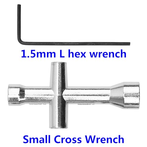Metal Steering Rod Servo Linkages Turnbuckle & RC 16207 Screw Kit, Phillips Cross Head Screws 2x10mm Pins Locknut Suspension Pins