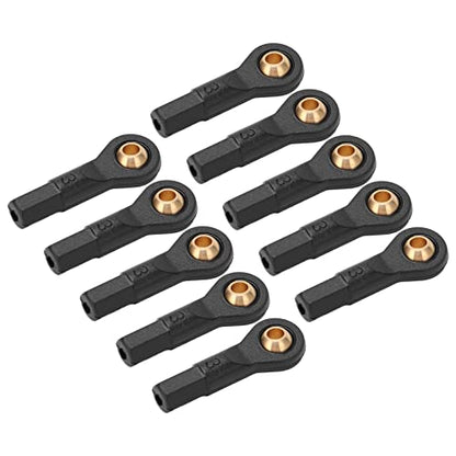 VBESTLIFE M2.5 Ball Holder Tie Rod Ends Ball Joint Link, 10Pcs Lever Steering Linkage Tie Rod End Ball End fit for 1:10 Scale RC Car