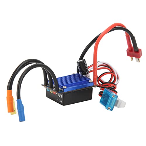 Brushless Motor ESC Combo, 4800KV High Speed 25A Power with CNC Aluminum Cover, RC Car Brushless Kit, for 1/16 1/18 Scale RC Trucks Off-Road Racing and Hobbyist Use